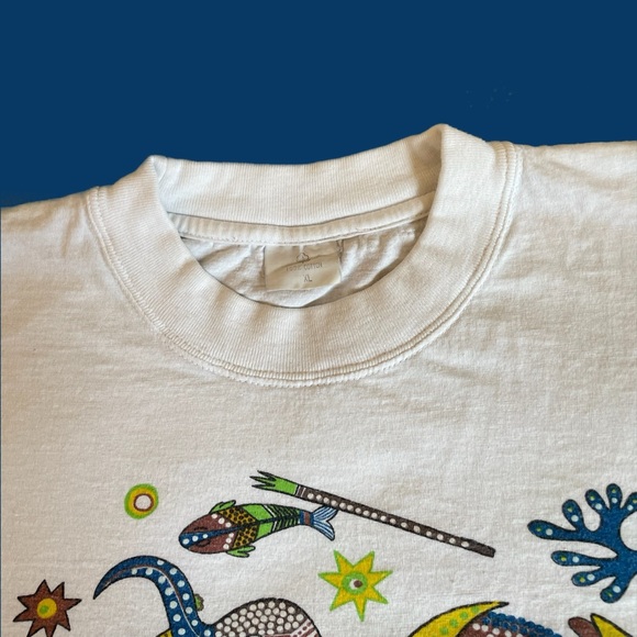 Vintage Australian Aboriginal Art Graphic T-Shirt - Picture 2 of 6